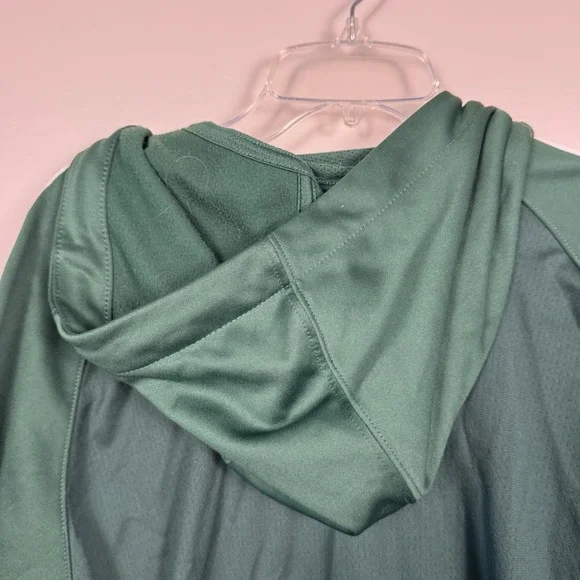 NIKE THERMA-FIT FULL ZIP HOODIE TRACK JACKET POLYESTER GREEN X-LARGE Tennis - Picture 6 of 8